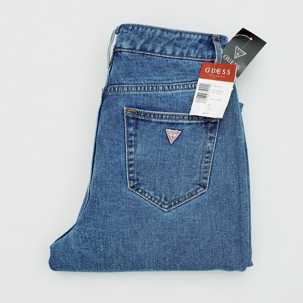 New GUESS Kiley High-Rise Jeans sz 27 -Medium wash - Picture 7 of 8